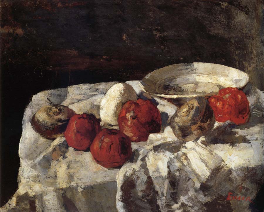 James Ensor The Red apples